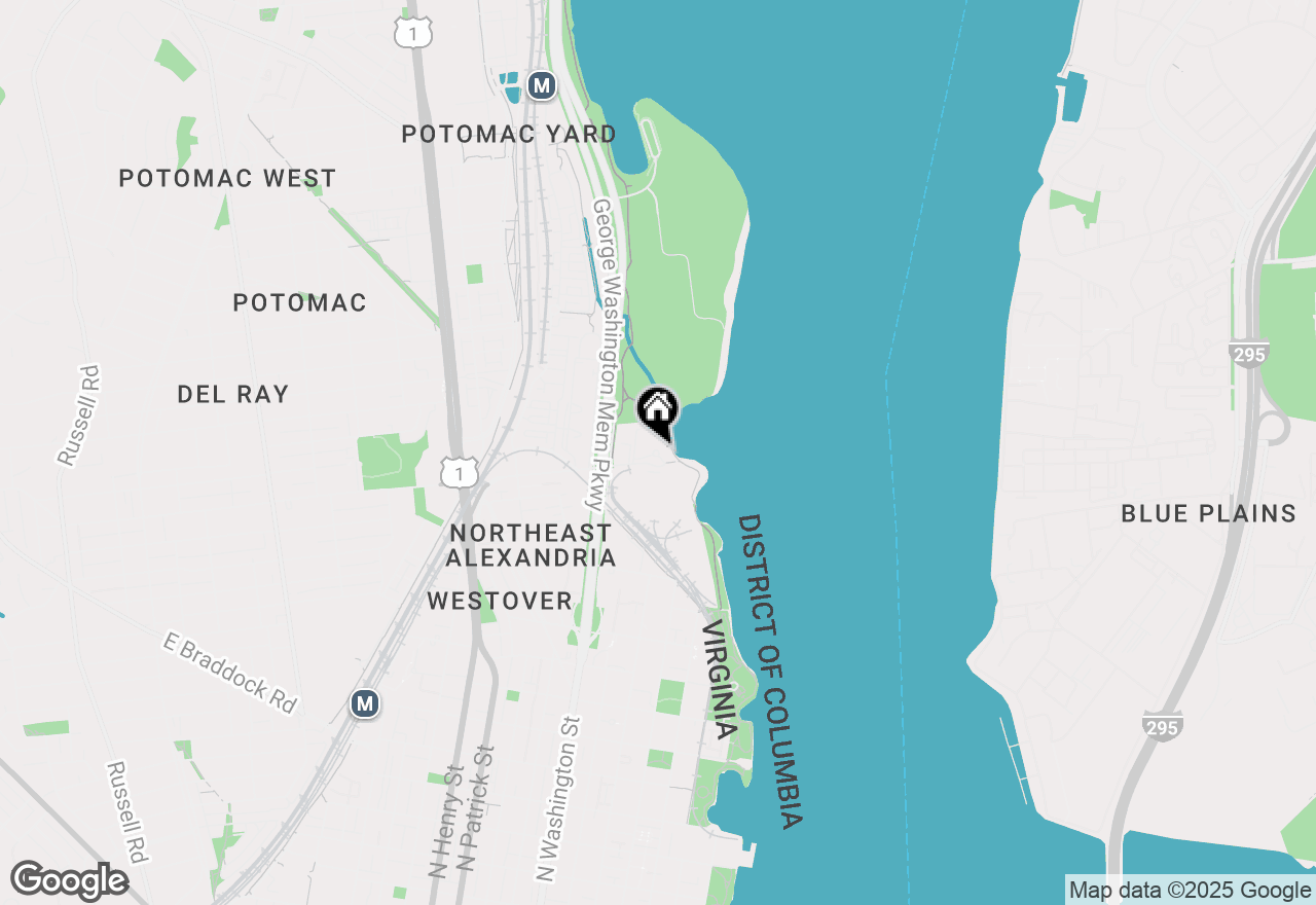 Map of 501 Slaters Lane #907, Alexandria, VA 22314