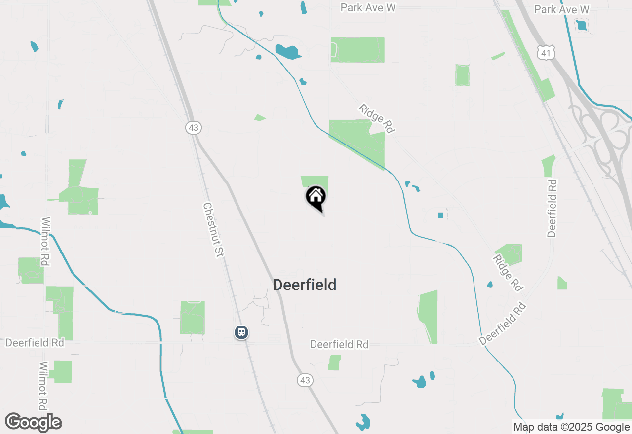 Map of 1232 Blackthorn Lane, Deerfield, IL 60015