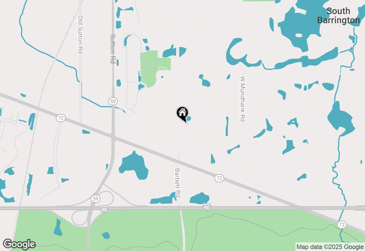 Map of 2 Cutters Run, South Barrington, IL 60010