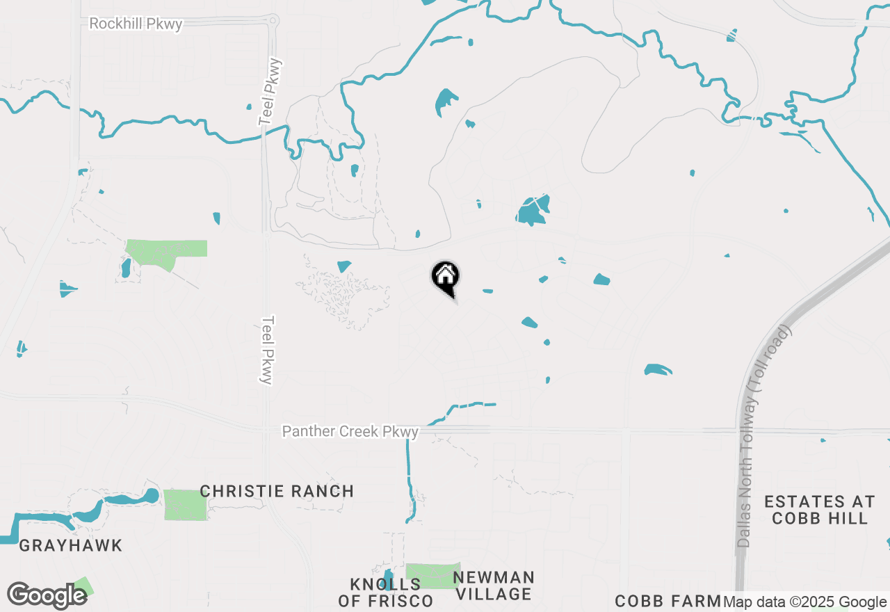 Map of 3507 Coral Hill Street, Frisco, TX 75033