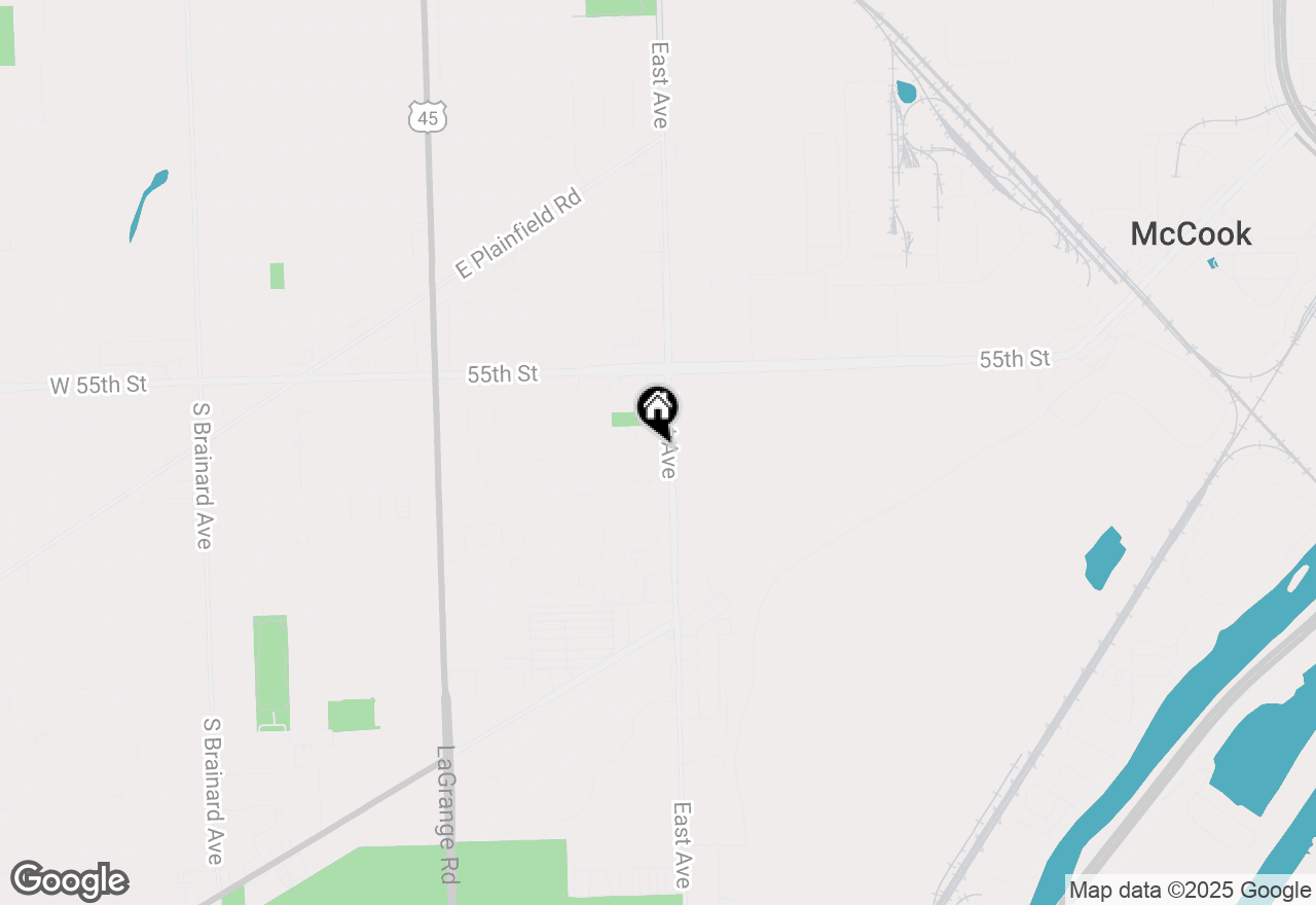 Map of 5616 East Avenue, Countryside, IL 60525