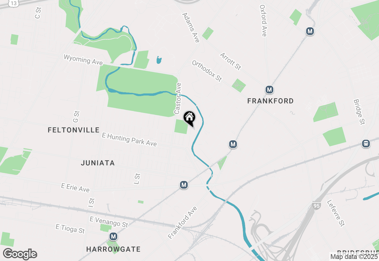 Map of 4319 O Street, Philadelphia, PA 19124