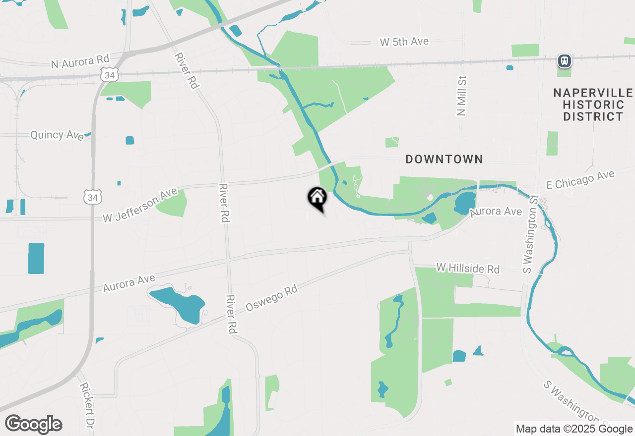 Map of 319 Claremont Court, Naperville, IL 60540