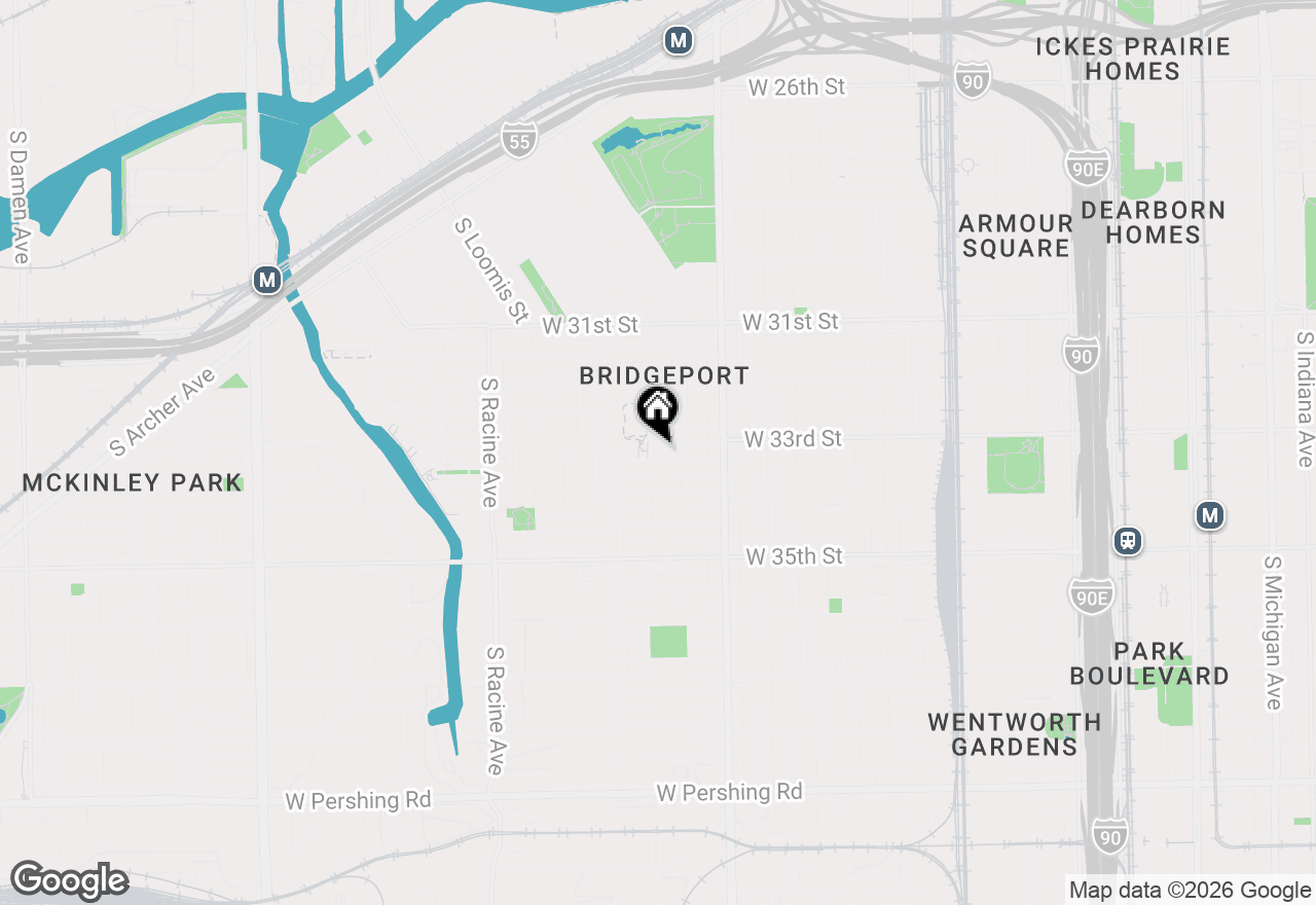 Map of 3326 S Lituanica Avenue, Chicago, IL 60608