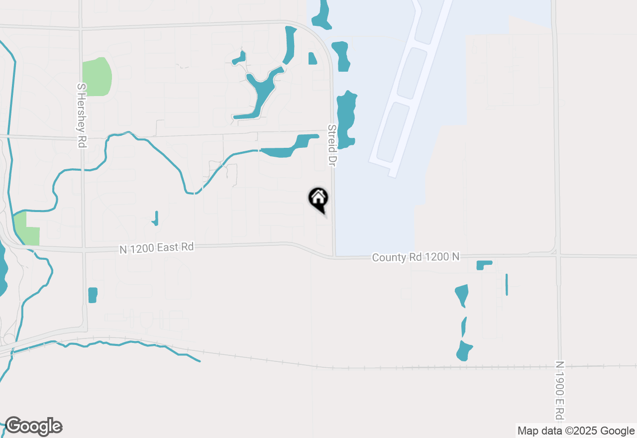 Map of 10 Fetzer Drive, Bloomington, IL 61704