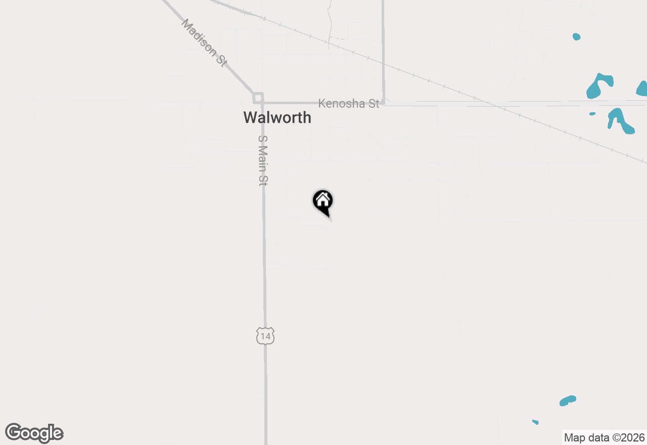 Map of 238 Thistledown Ln, Walworth, WI 53184