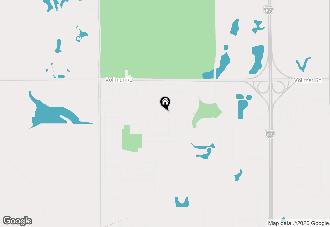 Map of 115 Oriole Road, Matteson, IL 60443