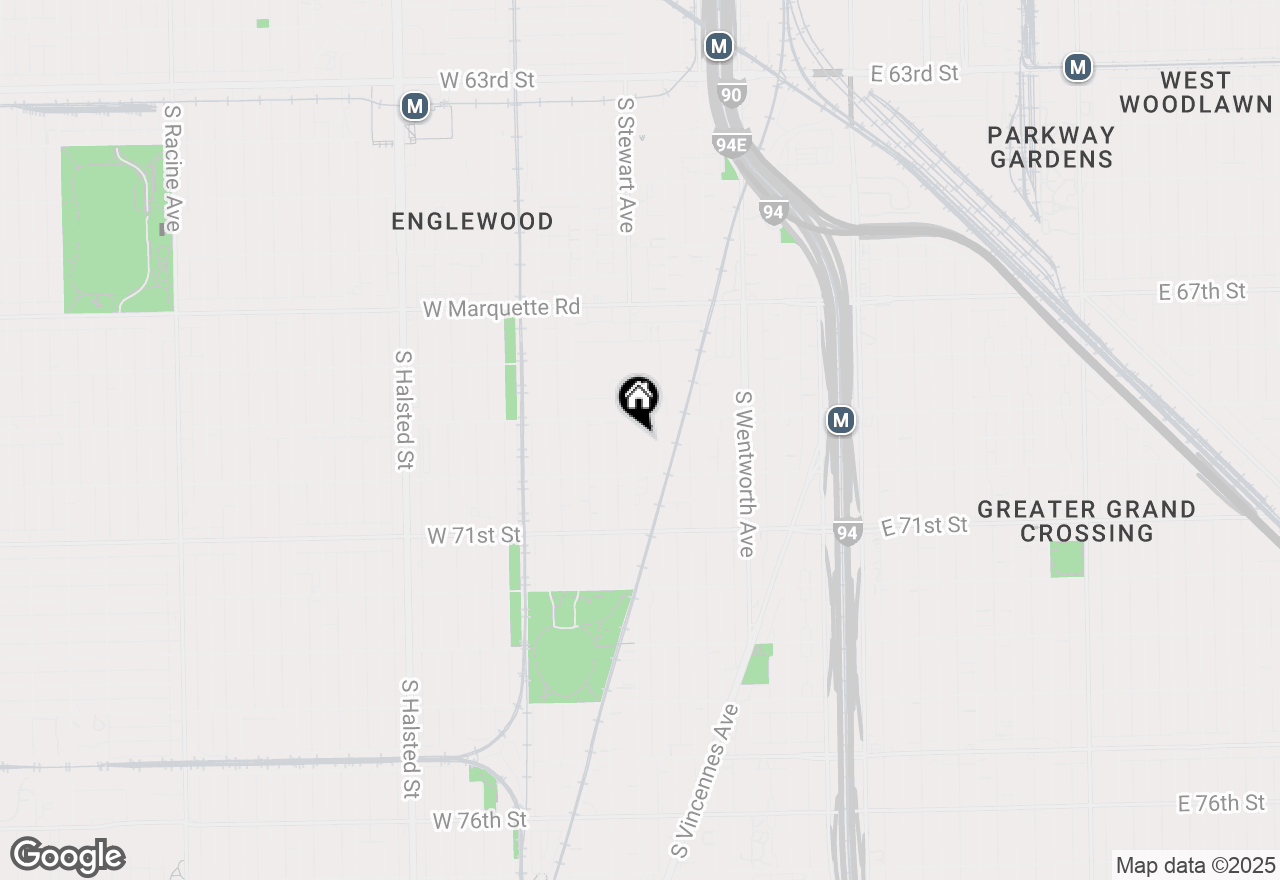 Map of 6925 S Stewart Avenue, Chicago, IL 60621