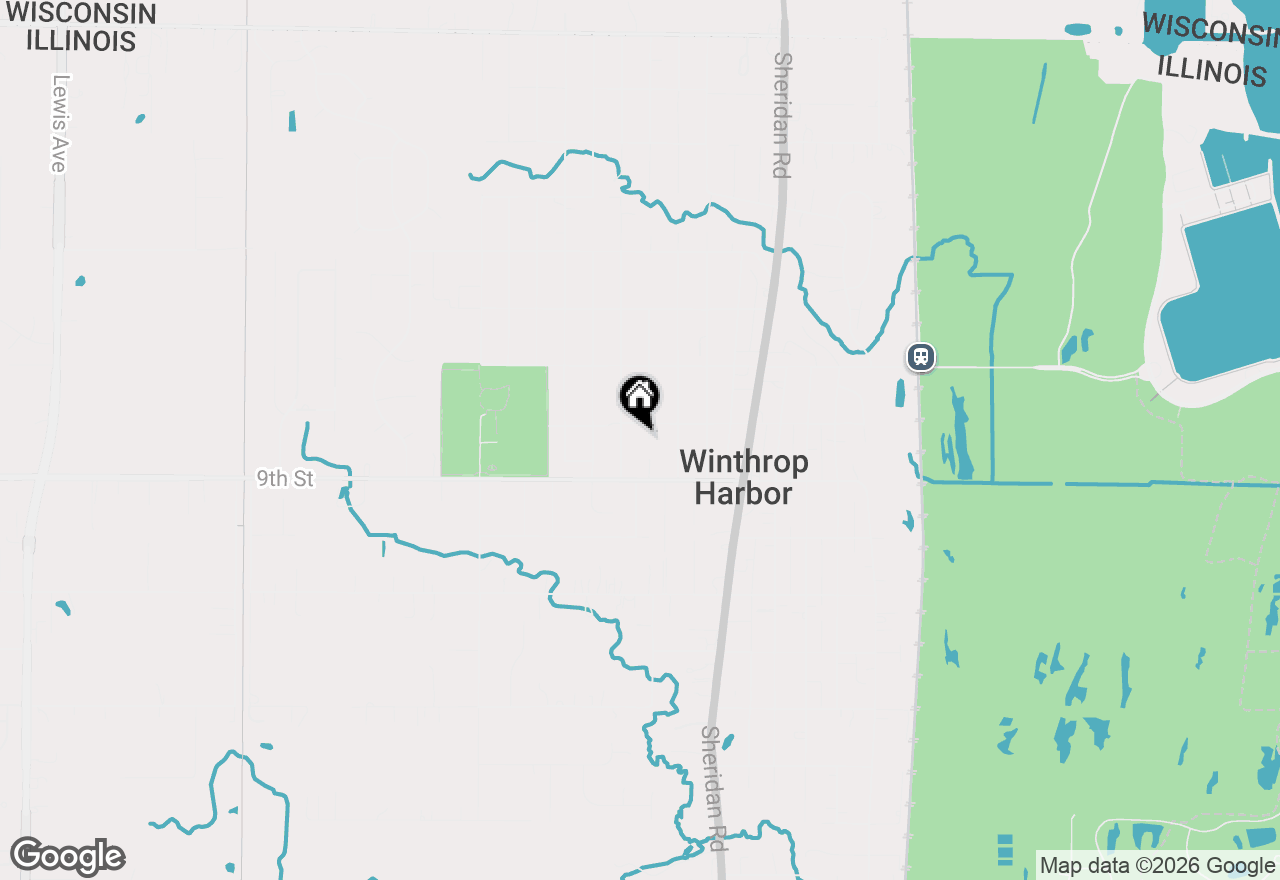 Map of 812 Geddes Court, Winthrop Harbor, IL 60096
