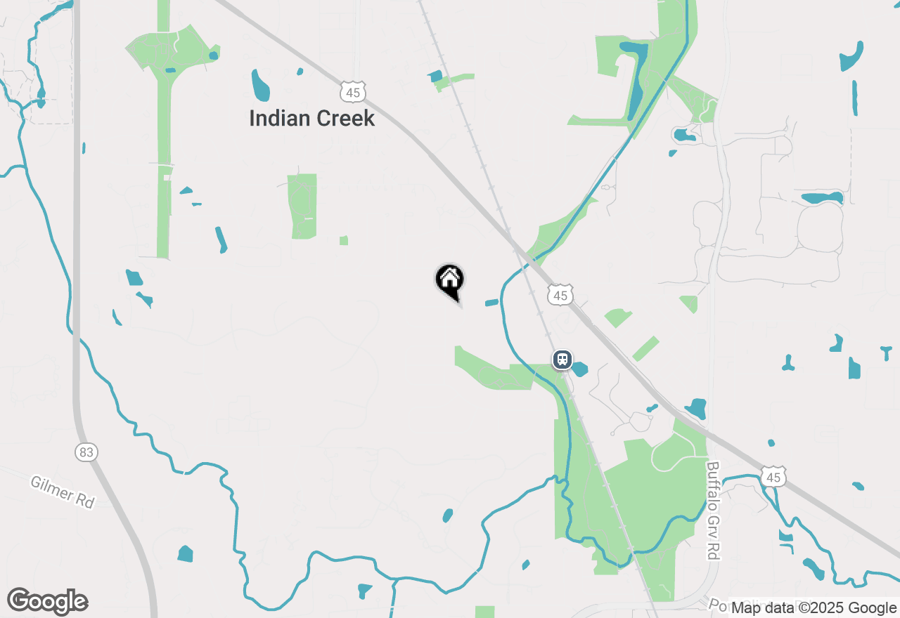 Map of 461 Evergreen Drive, Vernon Hills, IL 60061