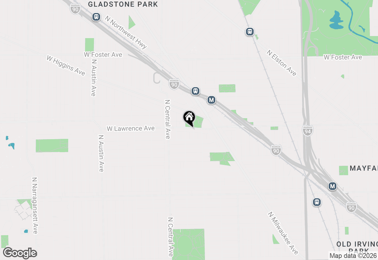 Map of 5447 W Lawrence Avenue #203, Chicago, IL 60630