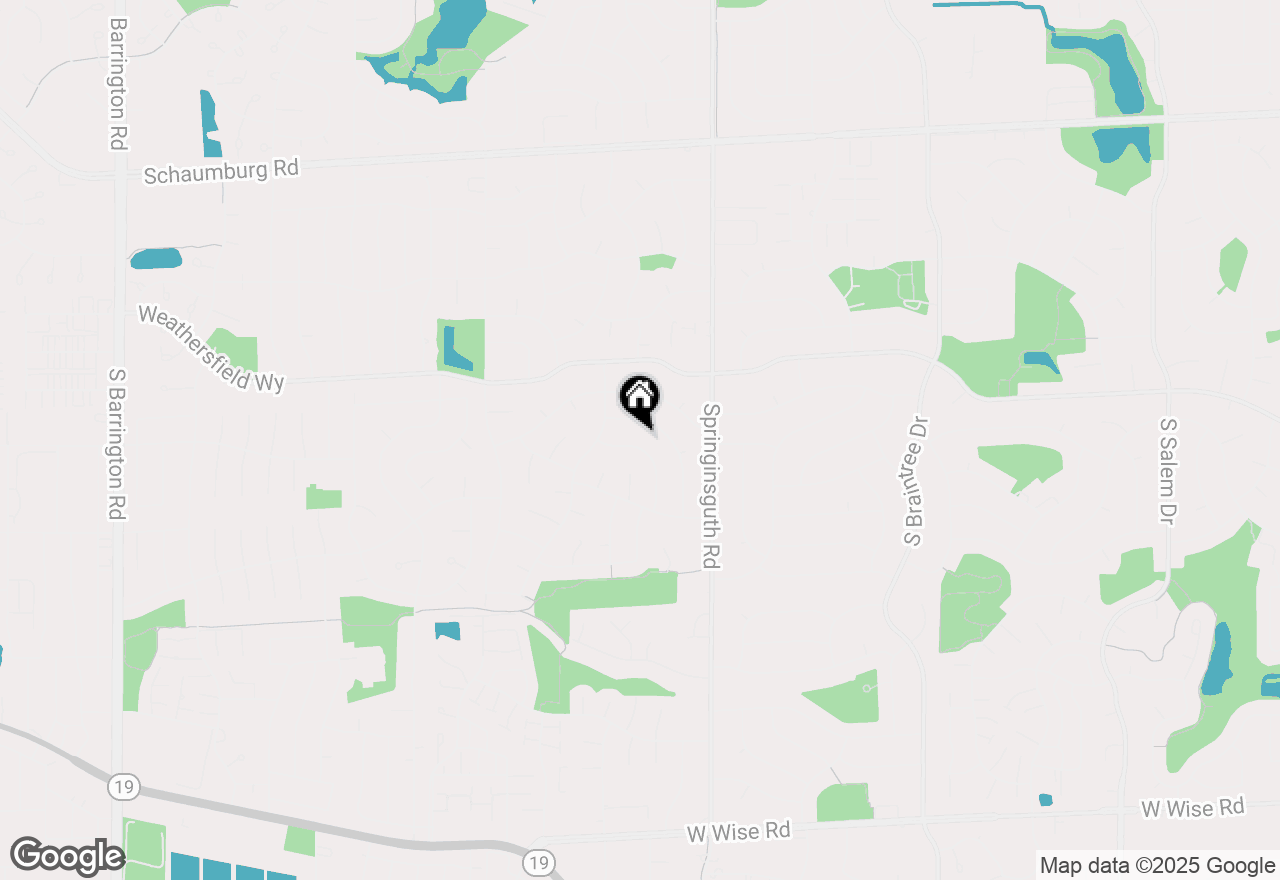 Map of 513 Brockton Lane, Schaumburg, IL 60193