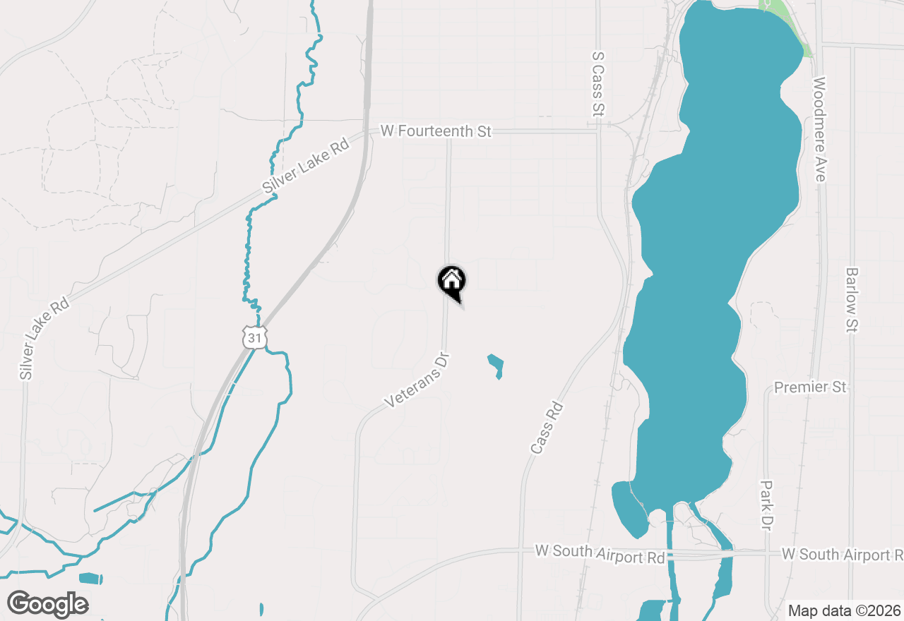 Map of 431 Fairlane Drive, Traverse City, MI 49684