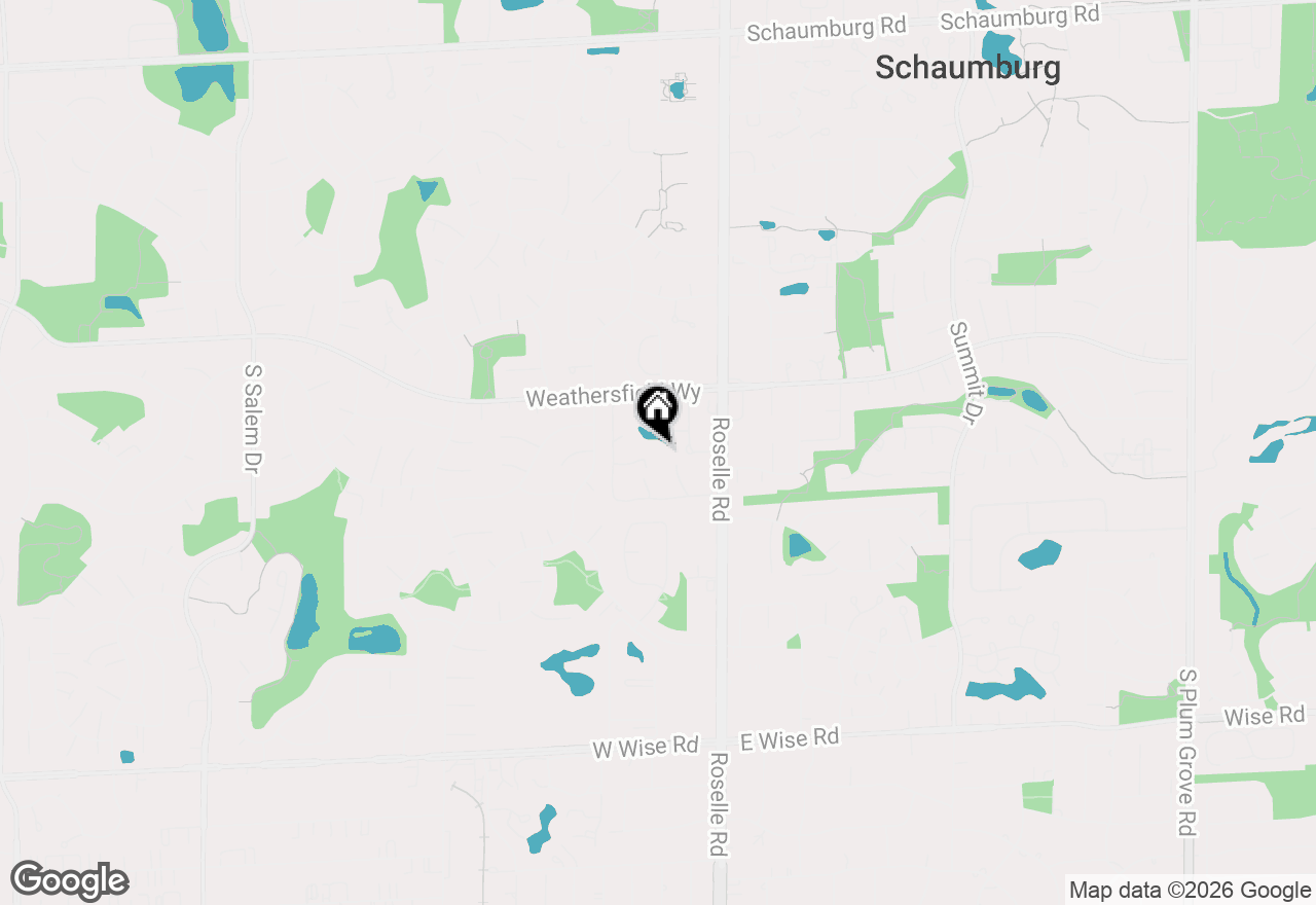 Map of 612 Waterford Road #1B, Schaumburg, IL 60193