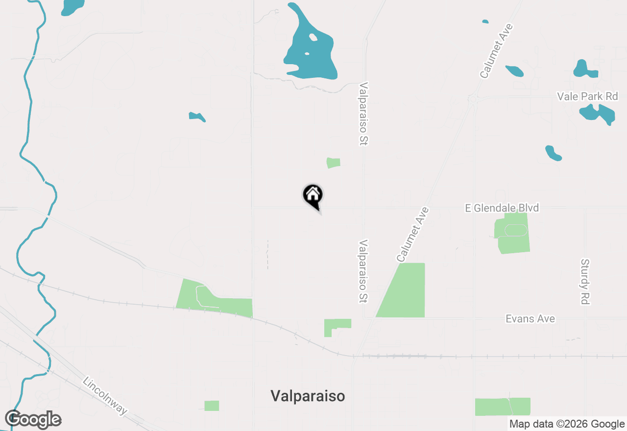 Map of 1806 Washington Street, Valparaiso, IN 46383