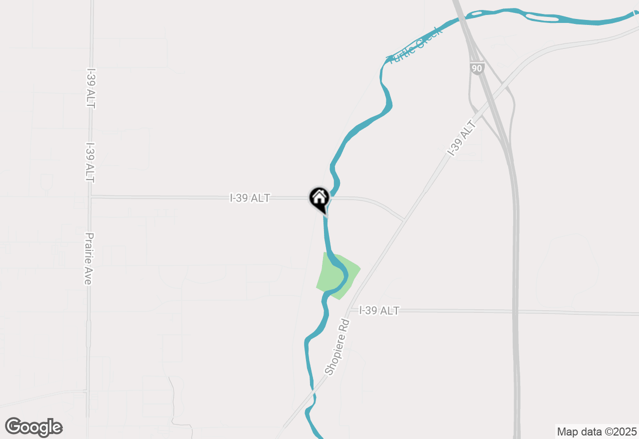Map of 8653 S Creek Road, Beloit, WI 53511
