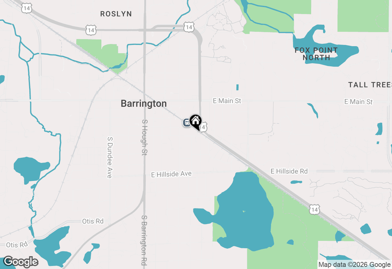 Map of 512 E Russell Street, Barrington, IL 60010