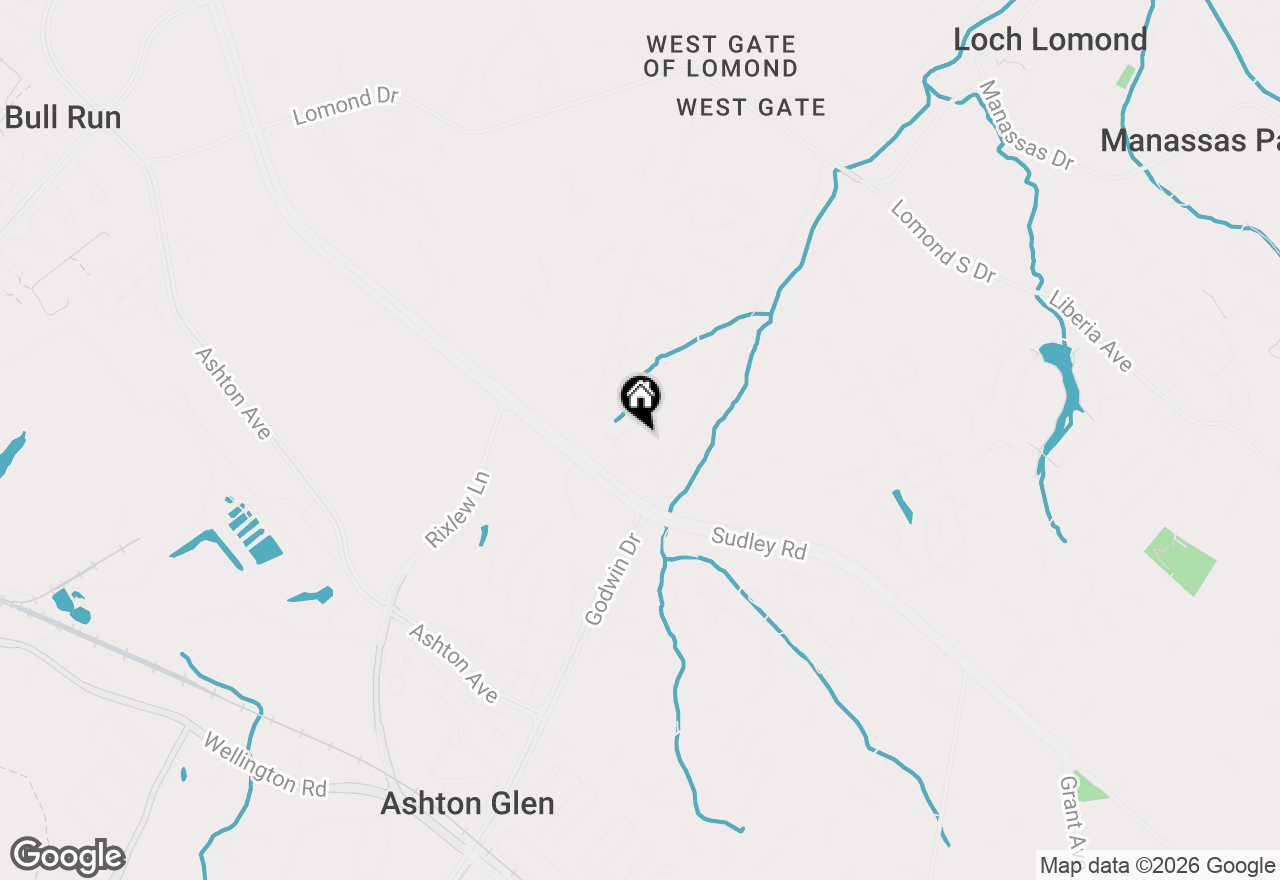 Map of 8552 Fortrose Drive, Manassas, VA 20109