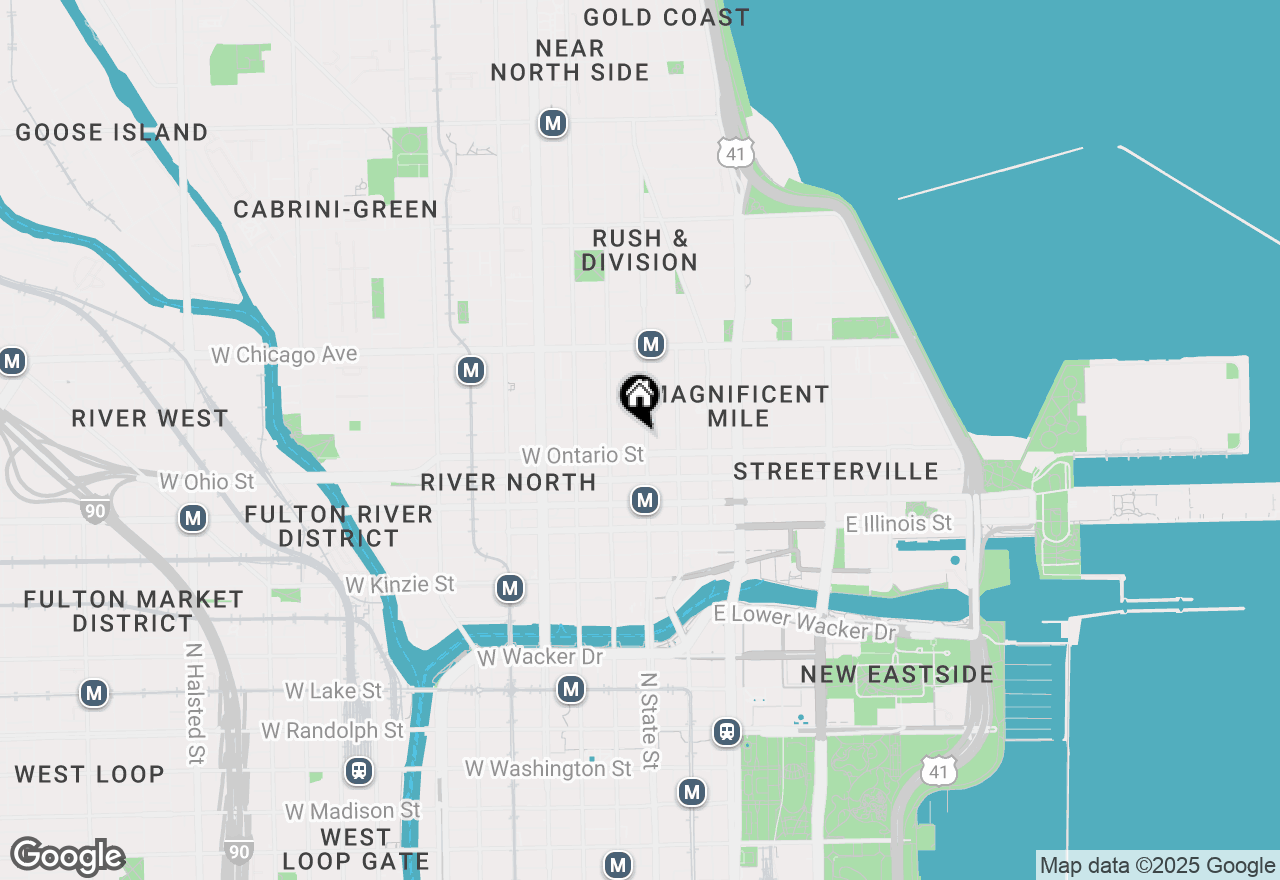 Map of 630 N State Street #1406, Chicago, IL 60654