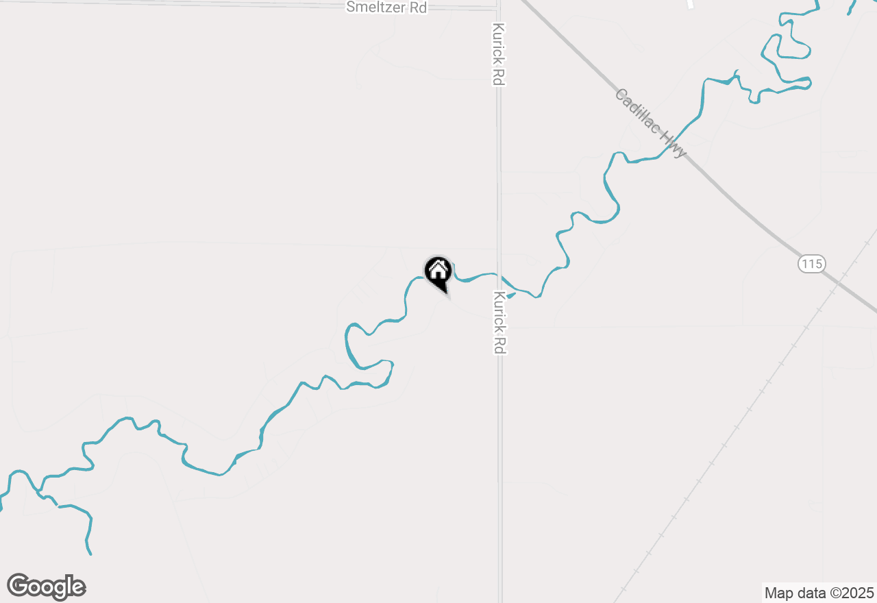 Map of  Betsie River Drive #LOT 7, Thompsonville, MI 49683