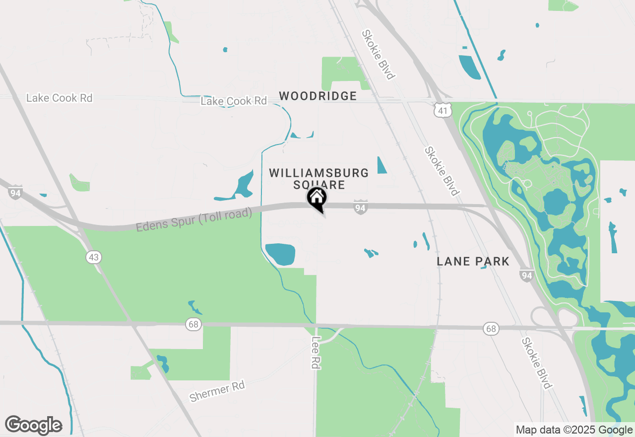 Map of 1 Morrison Road, Northbrook, IL 60062