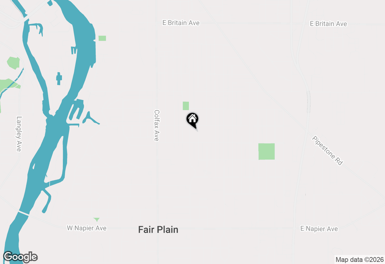 Map of 1145 Broadway, Benton Harbor, MI 49022