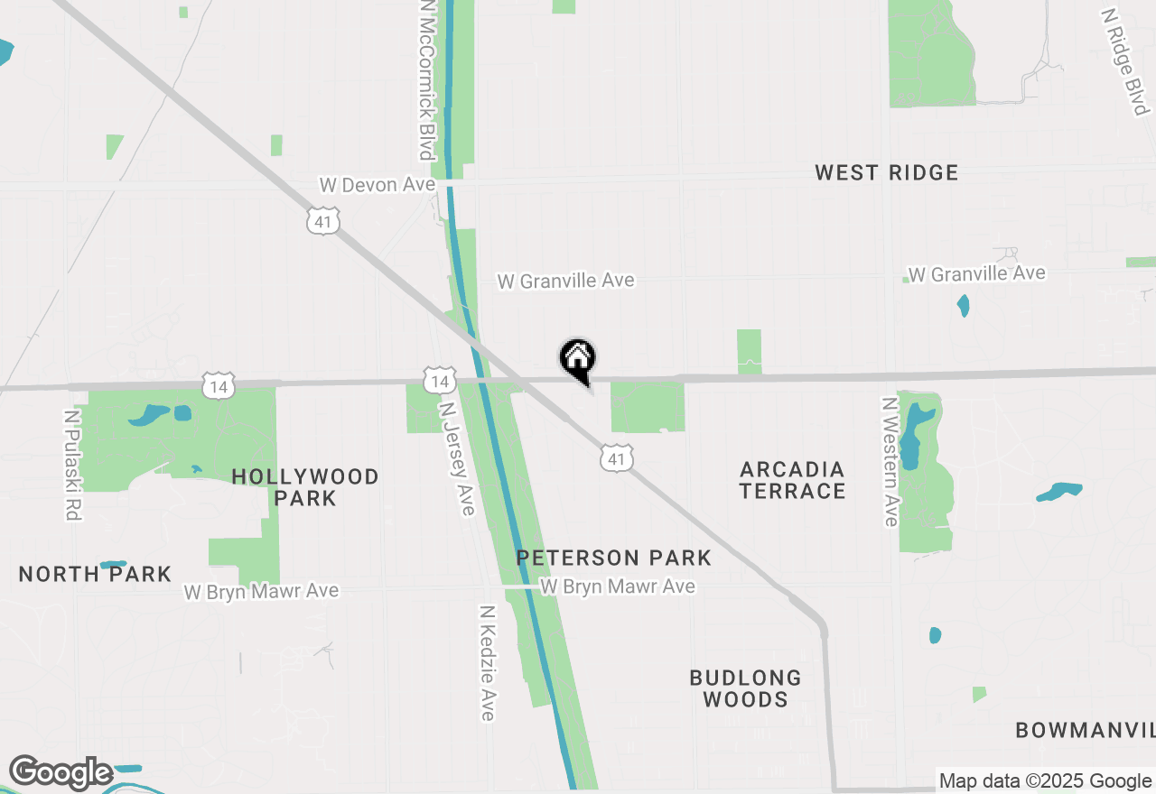 Map of 5938 N Sacramento Avenue, Chicago, IL 60659