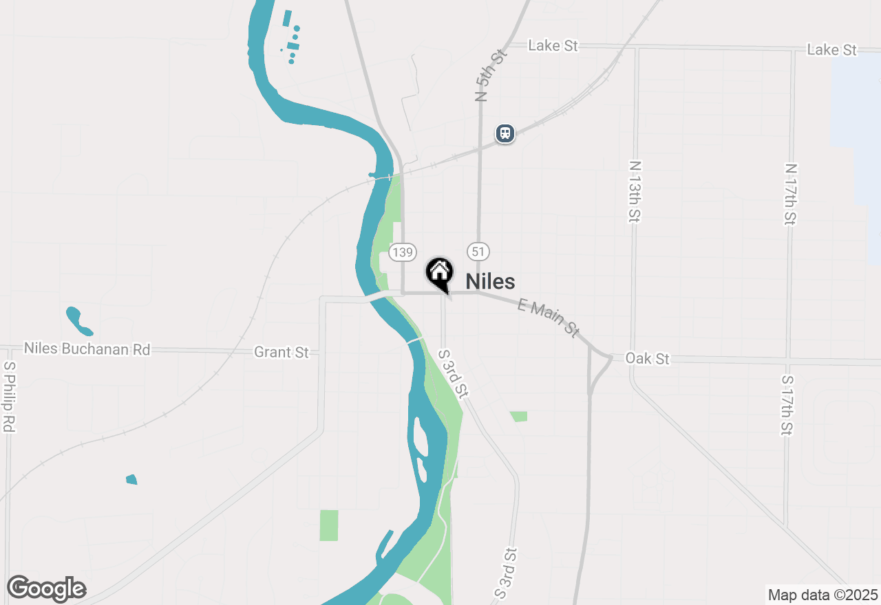 Map of 114 N 3rd Street, Niles, MI 49120