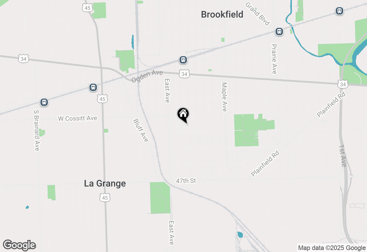 Map of 4334 Dubois Boulevard, Brookfield, IL 60513