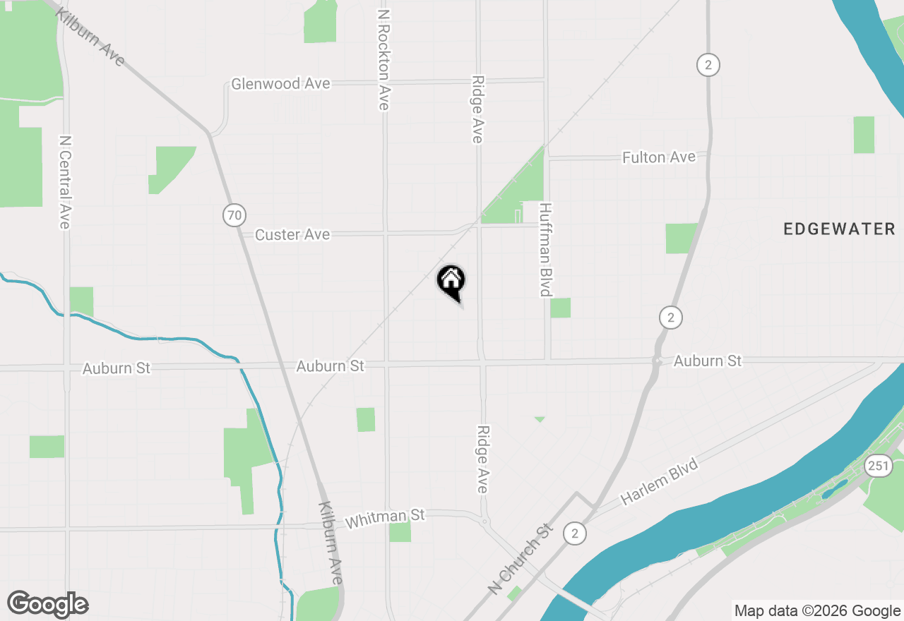 Map of 1712 Carney Avenue, Rockford, IL 61103