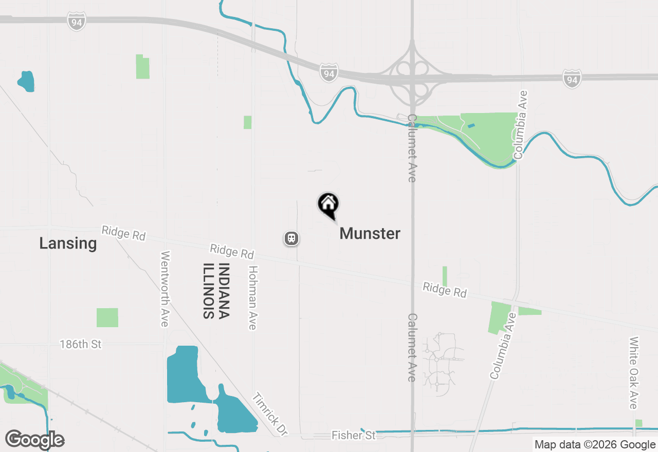 Map of 8147 Harrison Avenue, Munster, IN 46321