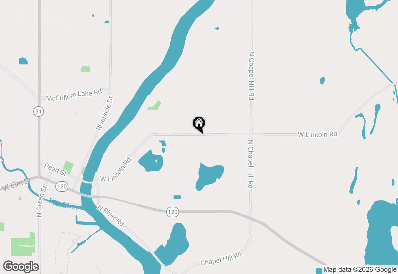 Map of 2411 W Lincoln Road, Mchenry, IL 60051