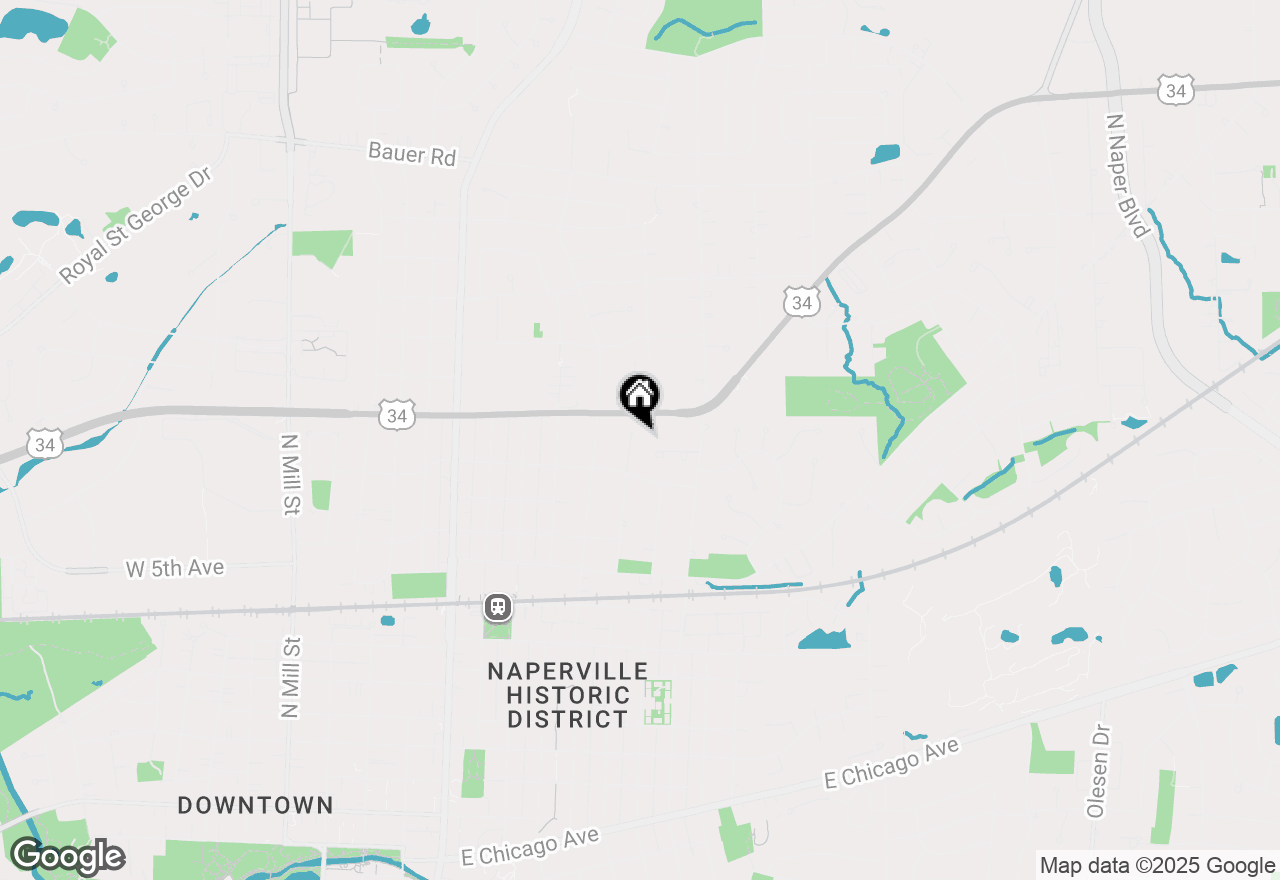 Map of 828 N Sleight Street #200, Naperville, IL 60563