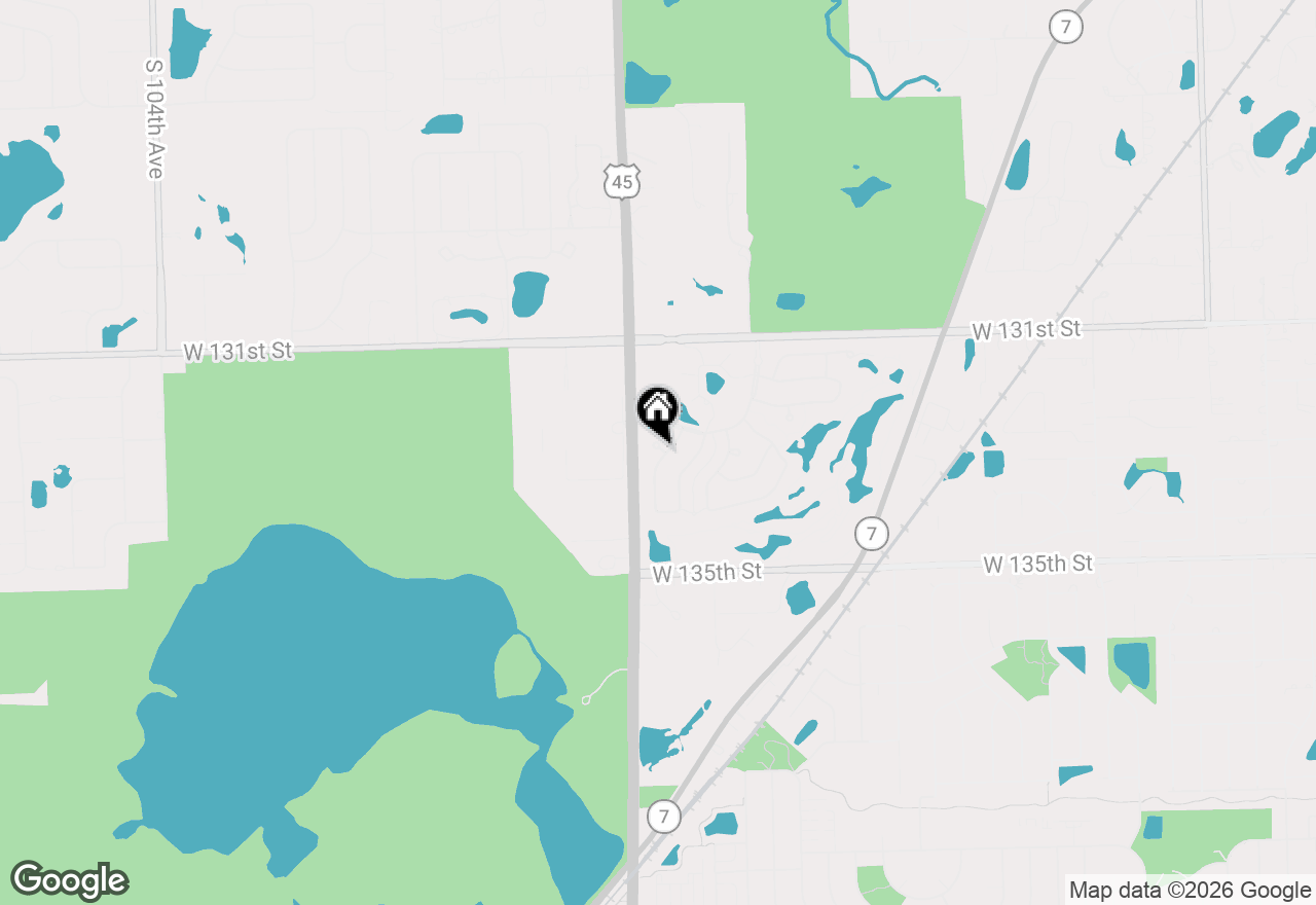 Map of 13266 Strandhill Drive, Orland Park, IL 60462