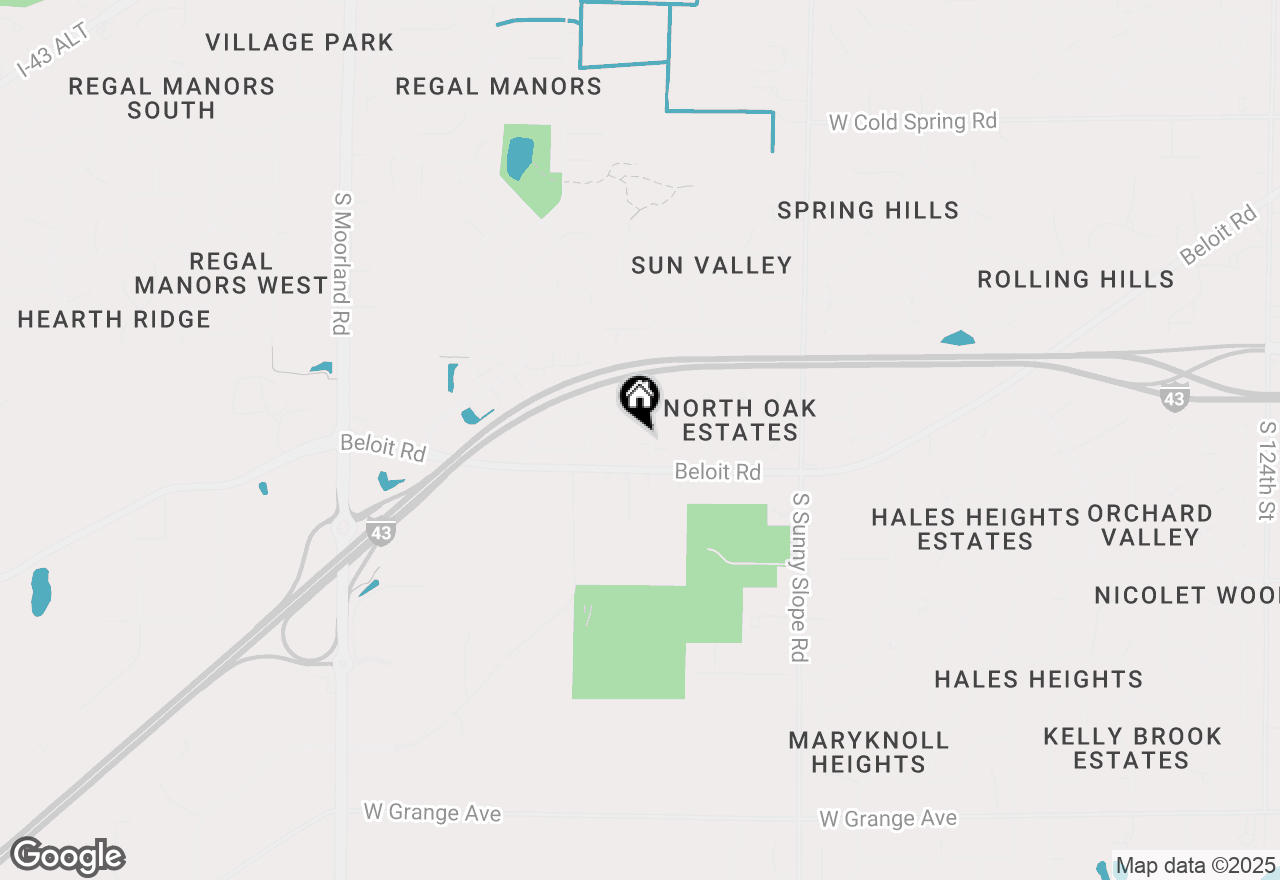 Map of 4893 S Forest Ridge Dr #23, New Berlin, WI 53151
