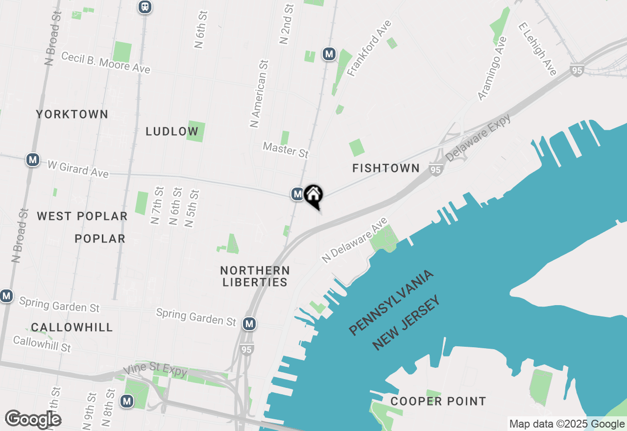 Map of 1122 Frankford Avenue #506, Philadelphia, PA 19125