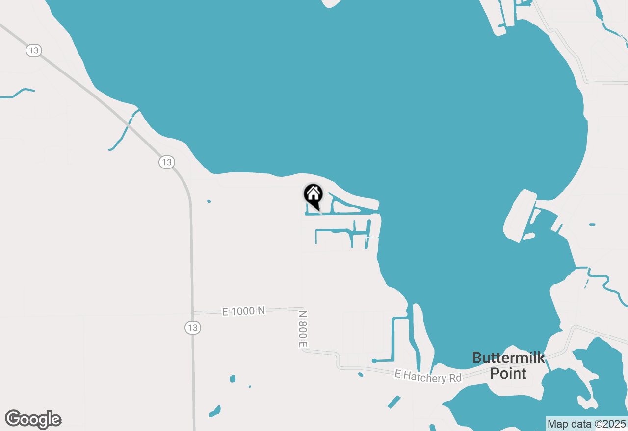 Map of 8056 E North Road, Syracuse, IN 46567