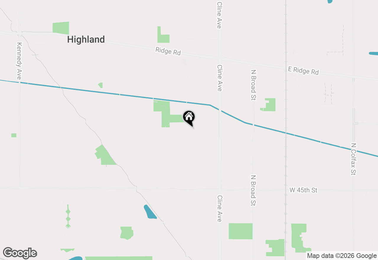 Map of 9311 Kleinman Road, Highland, IN 46322