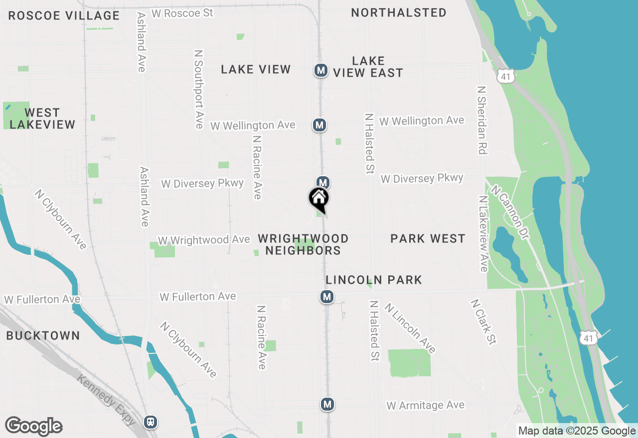 Map of 2639 N Sheffield Avenue #2, Chicago, IL 60614