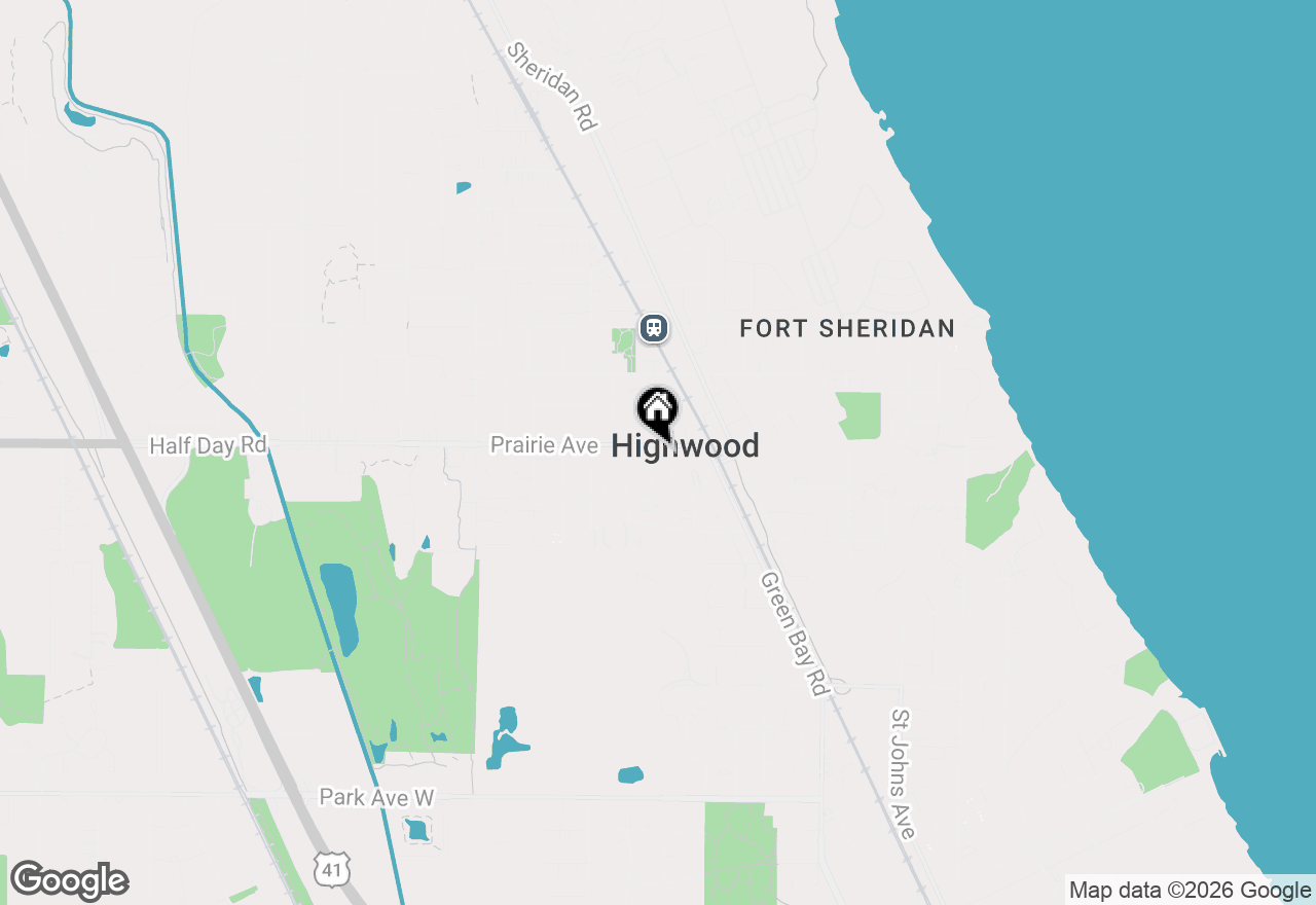 Map of 47 Prairie Avenue #1, Highwood, IL 60040