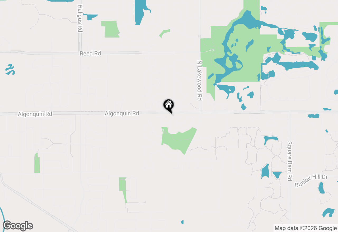 Map of 9 Annandale Court, Lake In The Hills, IL 60156