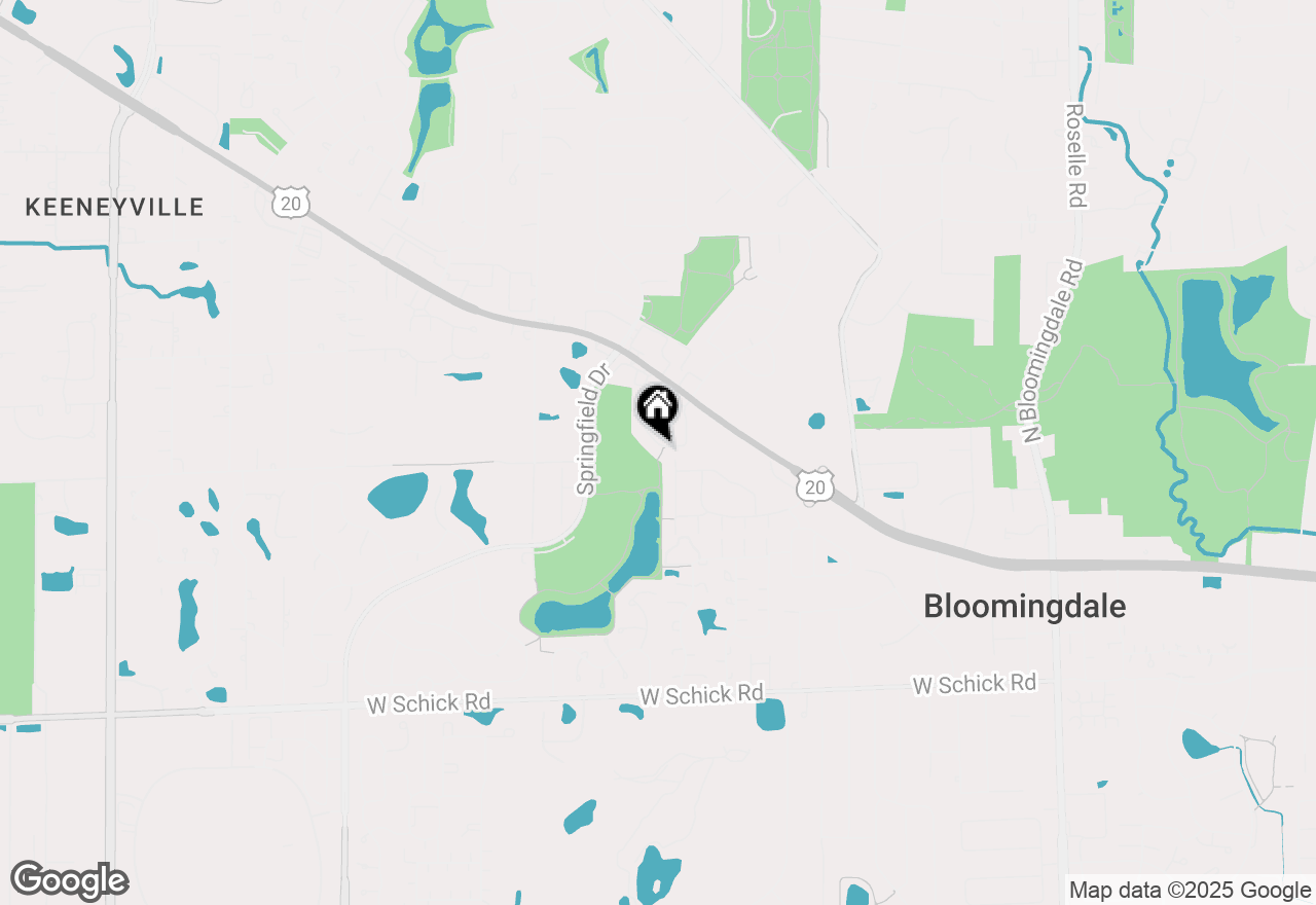 Map of 237 Westminster Drive, Bloomingdale, IL 60108
