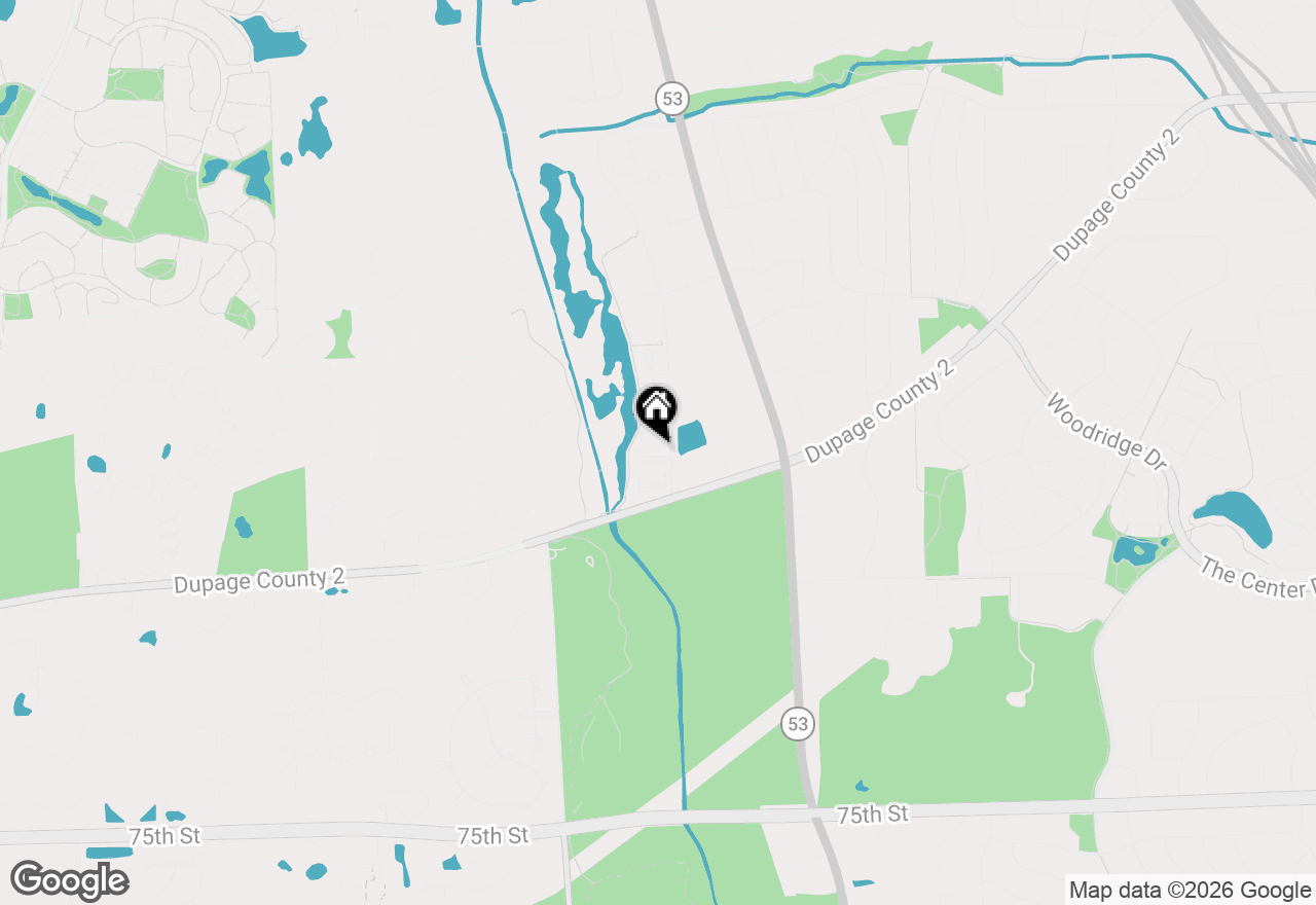 Map of 4 Mashie Court, Woodridge, IL 60517