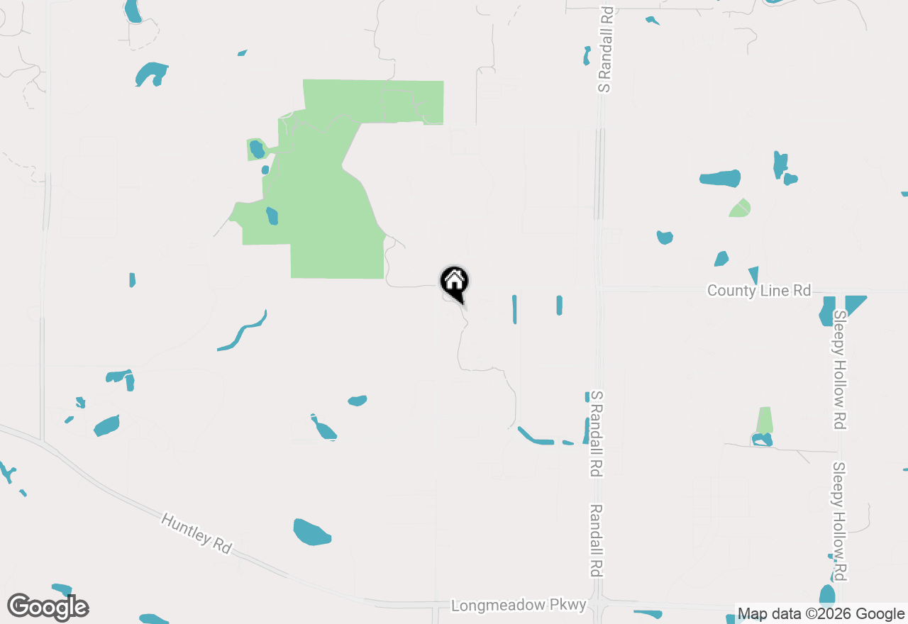 Map of 2644 Loren Court, Algonquin, IL 60102