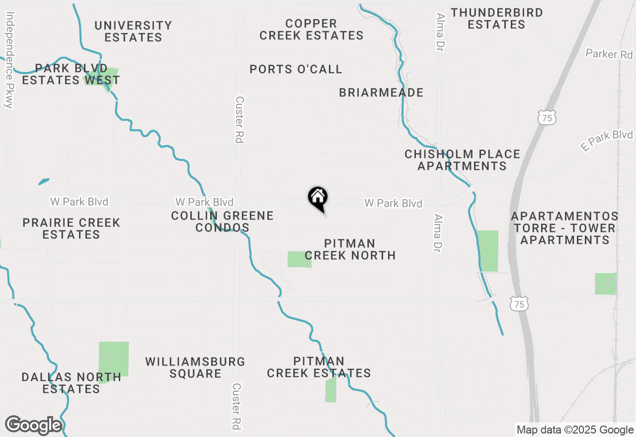 Map of 1725 Sacramento Terrace, Plano, TX 75075