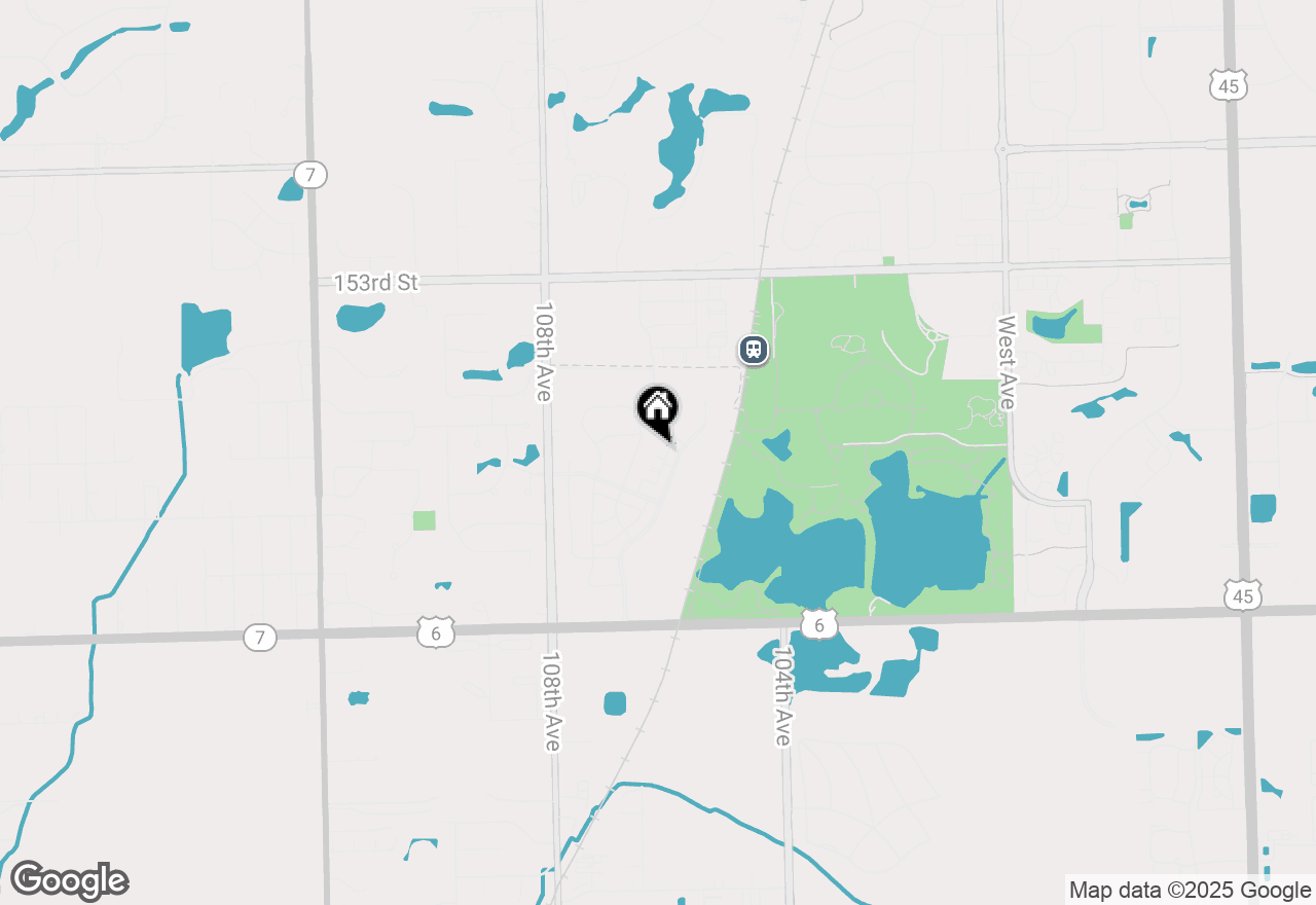Map of 10606 Paige Court, Orland Park, IL 60462