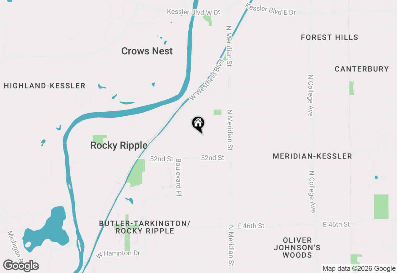 Map of 5315 N Capitol Avenue, Indianapolis, IN 46208