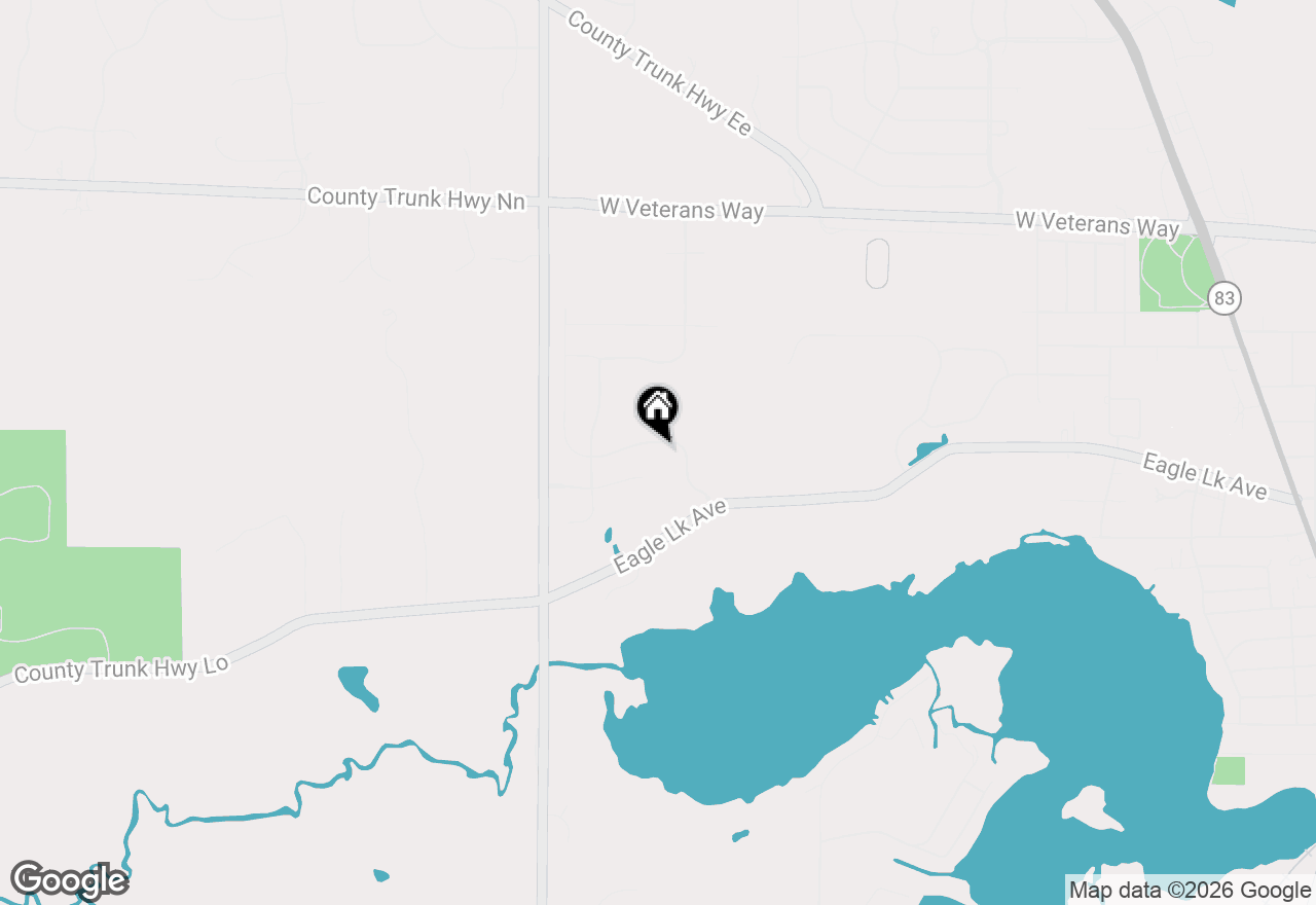 Map of 503 Brockway Dr, Mukwonago, WI 53149