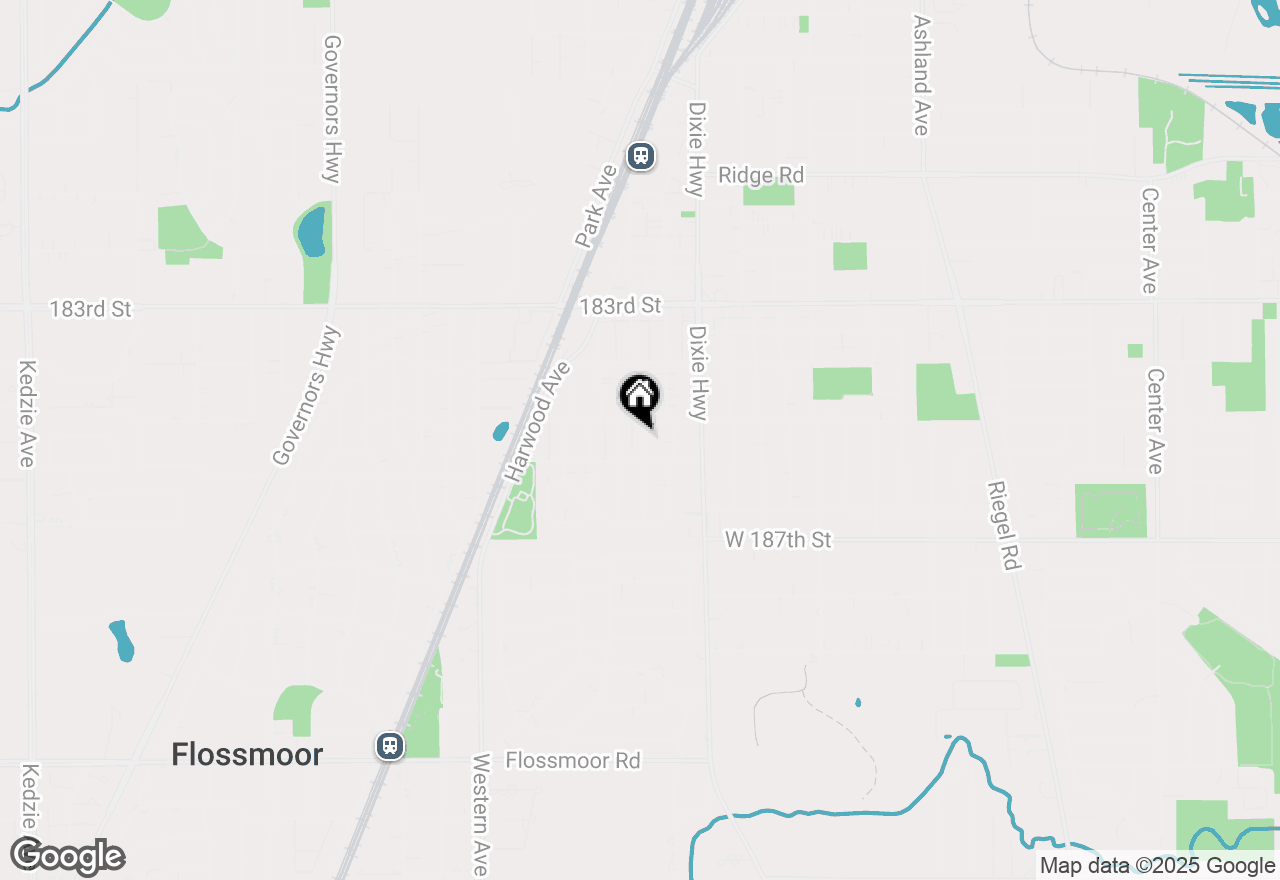 Map of 18526 Morris Avenue, Homewood, IL 60430