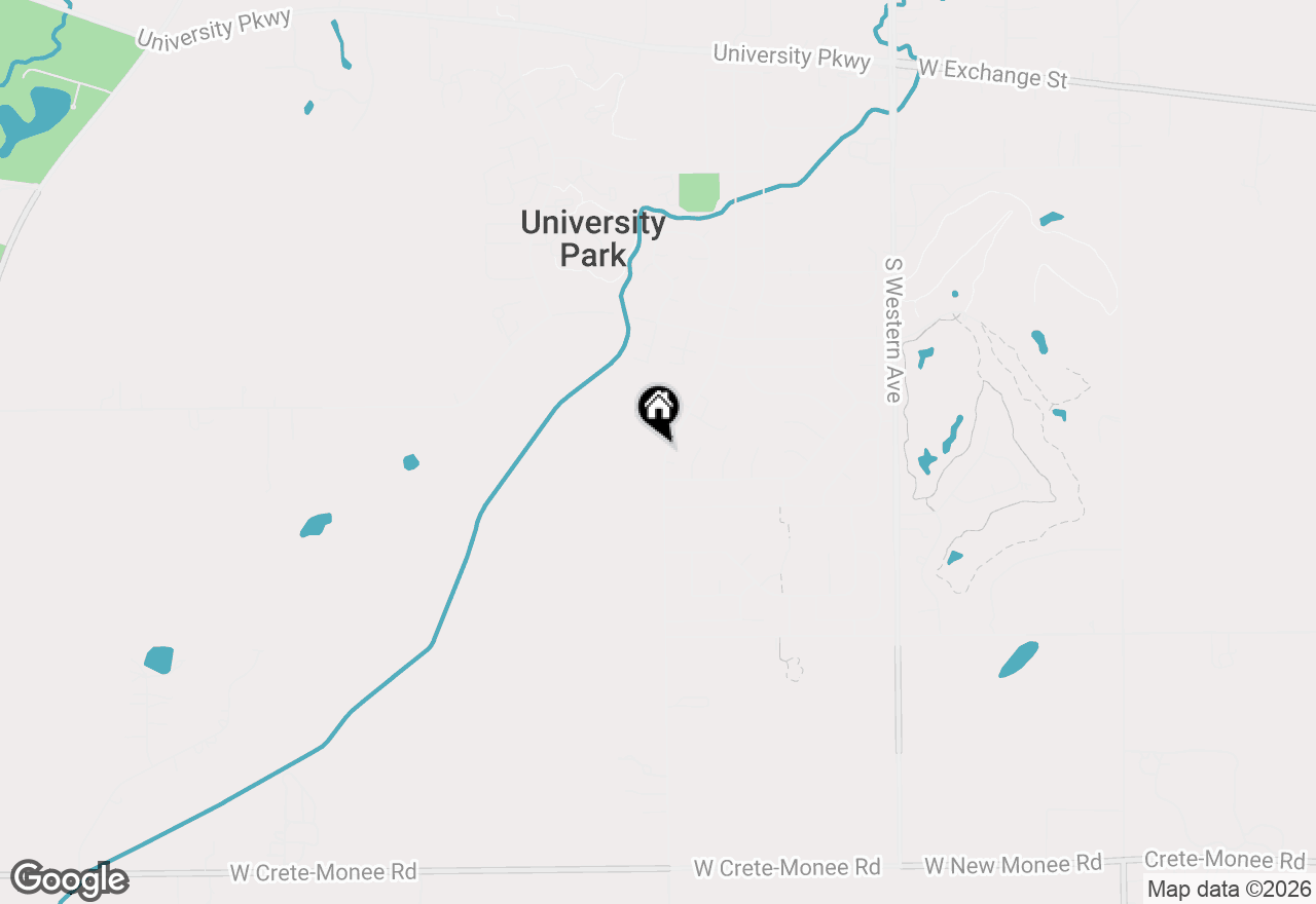 Map of 1040 Blackhawk Drive, University Park, IL 60484